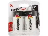Officeworks Energizer MAX D Alkaline Batteries 2 Pack offer