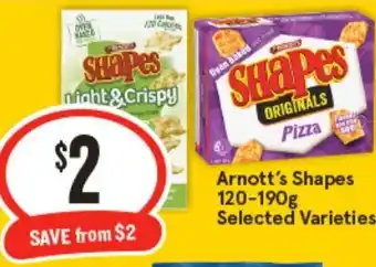 IGA Arnott's Shapes offer