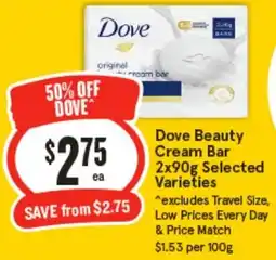 IGA Dove Beauty Cream Bar offer