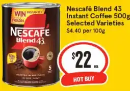 IGA Nescafé Blend 43 Instant Coffee offer