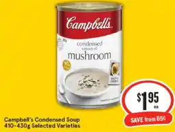 IGA Campbell's Condensed Soup offer