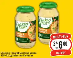 IGA Chicken Tonight Cooking Sauce offer