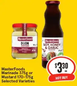 IGA MasterFoods Marinade or Mustard offer