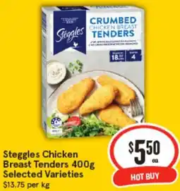 IGA Steggles Chicken Breast Tenders offer