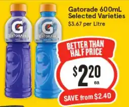 IGA Gatorade offer