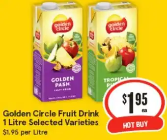 IGA Golden Circle Fruit Drink offer