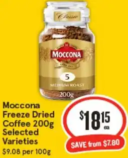 IGA Moccona Freeze Dried Coffee offer