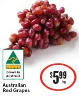 IGA Australian Red Grapes offer