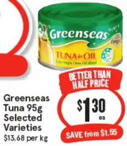 IGA Greenseas Tuna offer