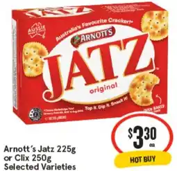 IGA Arnott's Jatz or Clix offer