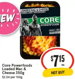 IGA Core Powerfoods Loaded Mac & Cheese offer