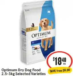 IGA Optimum Dry Dog Food offer