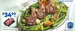 Foodland Australian Lamb Rib Cutlets offer