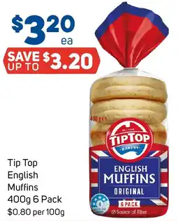 Foodland Tip Top English Muffins offer