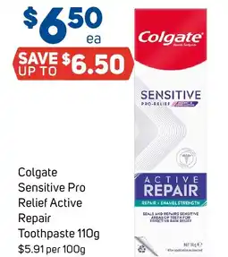 Foodland Colgate Sensitive Pro Relief Active Repair Toothpaste offer