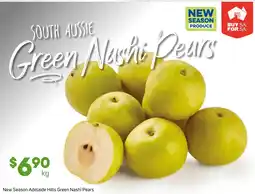 Foodland New Season Adelaide Hills Green Nashi Pears offer