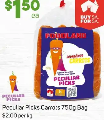 Foodland Peculiar Picks Carrots offer
