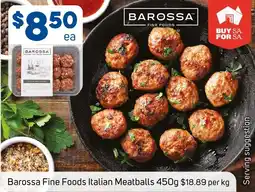Foodland Barossa Fine Foods Italian Meatballs offer