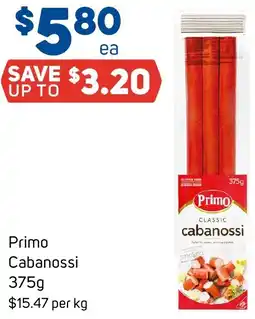 Foodland Primo Cabanossi offer