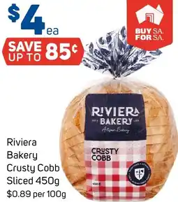 Foodland Riviera Bakery Crusty Cobb Sliced offer