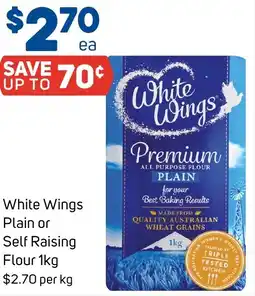 Foodland White Wings Plain or Self Raising Flour offer