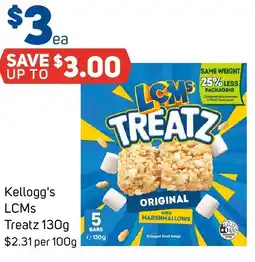 Foodland Kellogg's LCMs Treatz offer