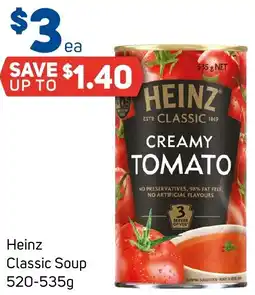 Foodland Heinz Classic Soup offer