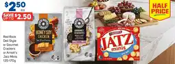Foodland Red Rock Deli Style or Gourmet Crackers or Arnott's Jatz Minis offer