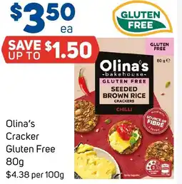 Foodland Olina's Cracker Gluten Free offer