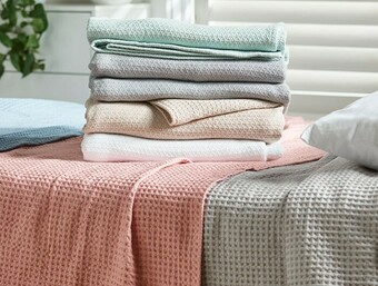 Koo Cotton Waffle Blanket