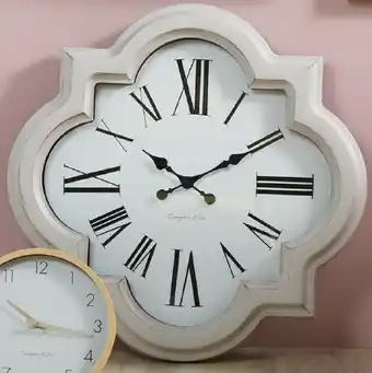 Spotlight 30% off Cooper & Co Classic Jumbo Clock, White offer