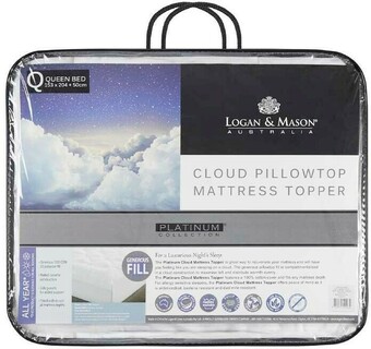 Spotlight 50% off Logan & Mason Platinum Collection Cloud Mattress Topper offer