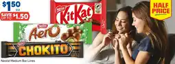 Foodland Nestlé Medium Bar Lines offer