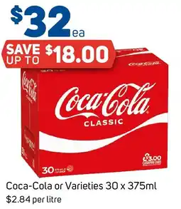 Foodland Coca-Cola or Varieties offer