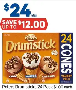 Foodland Peters Drumsticks 24 Pack offer