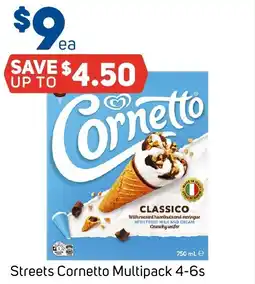 Foodland Streets Cornetto Multipack 4-6s offer