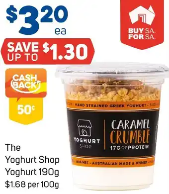 Foodland The Yoghurt Shop Yoghurt offer