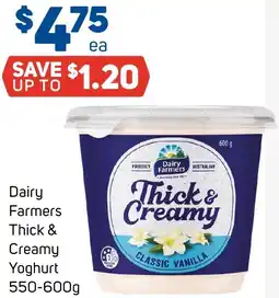 Foodland Dairy Farmers Thick & Creamy Yoghurt offer