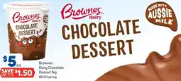 Foodland Brownes Dairy Chocolate Dessert offer