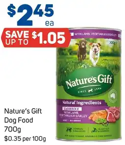 Foodland Nature's Gift Dog Food offer
