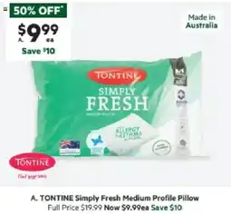Harris Scarfe Simply Fresh Medium Profile Pillow offer