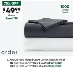 Harris Scarfe Thread Count Cotton Rich Sheet Set offer