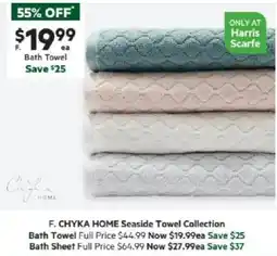 Harris Scarfe Seaside Towel Collection Bath Towel offer