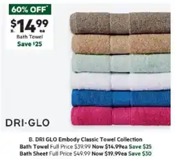 Harris Scarfe Embody Classic Towel Collection Bath Towel offer
