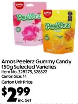 C-Store Distribution Amos Peelerz Gummy Candy offer