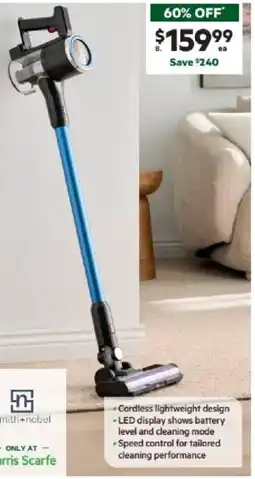 Harris Scarfe Cordless Hand Stick Vacuum Cleaner offer