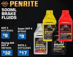 Burson Auto Parts Brake fluids offer