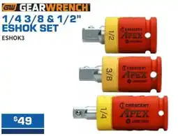 Burson Auto Parts 1/4 3/8 & 1/2" eshok set offer