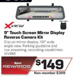 Repco 9 Touch Screen Mirror Display Reverse Camera Kit offer