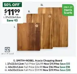 Harris Scarfe Acacia Chopping Board offer